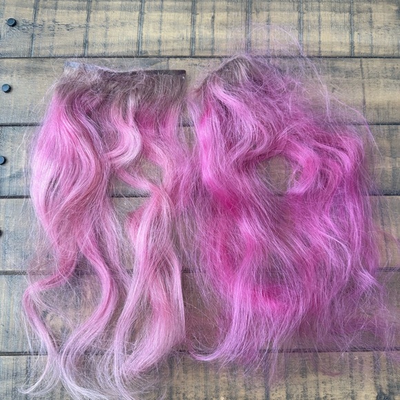 Preowned Bellami hair extensions pink! - Picture 1 of 4
